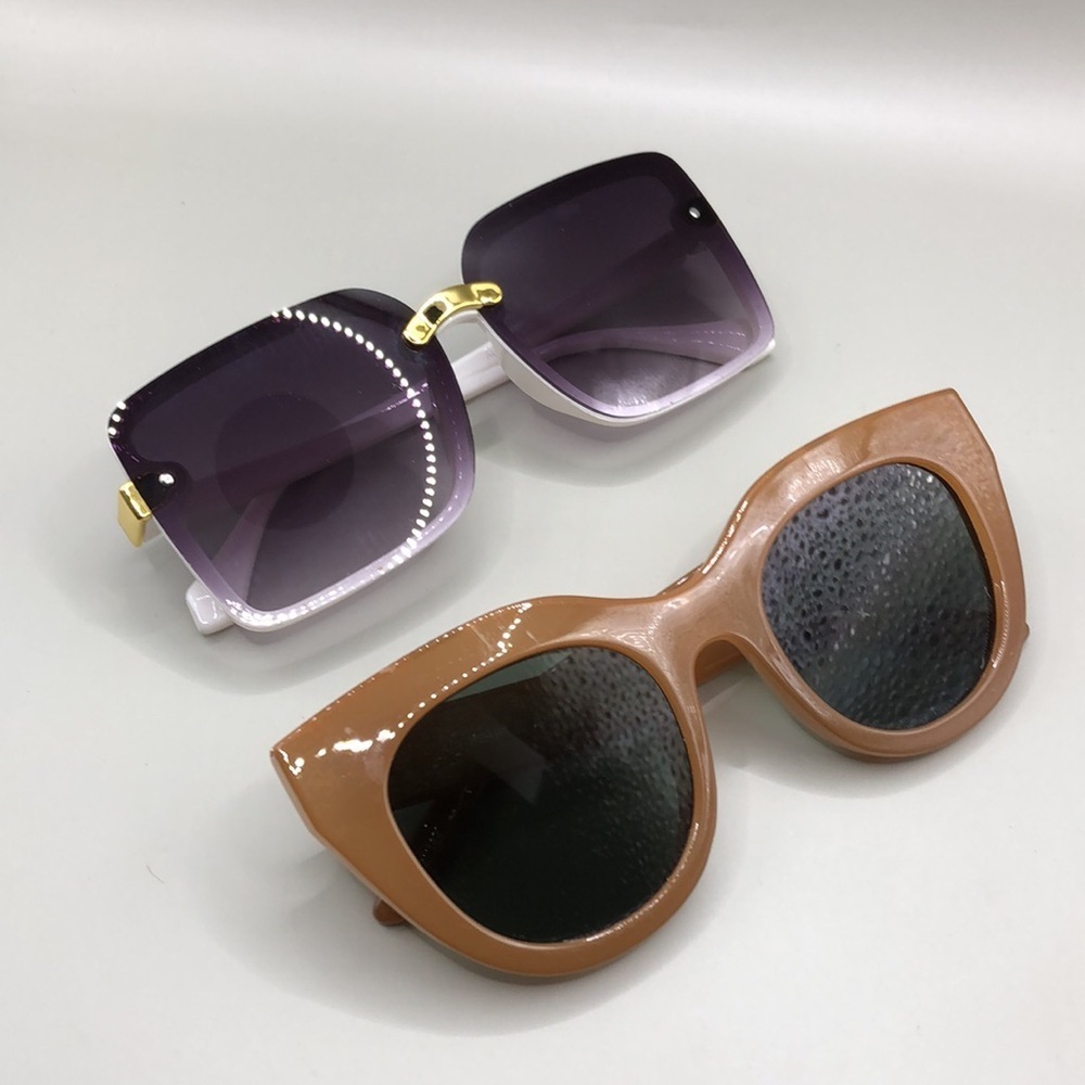 Curated bundle 11 trendy fashion style square + sunglasses variety of brands. - Picture 8 of 8